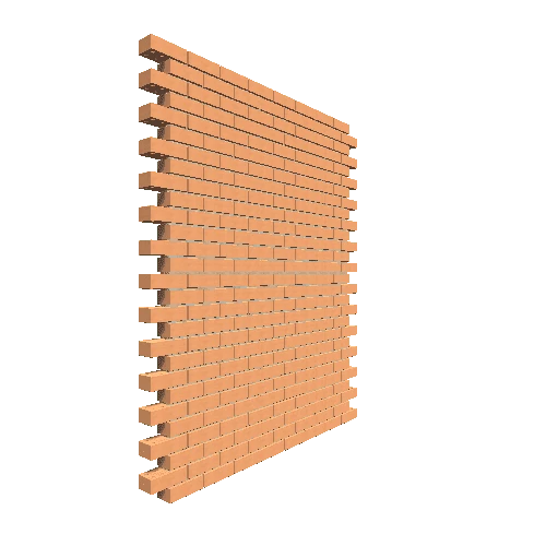 Brick Wall Double Sided Medium Type 2 Static